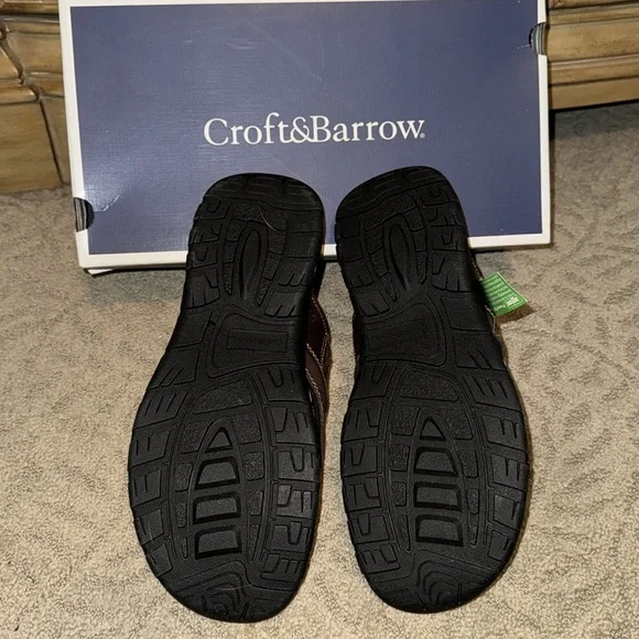 Croft & Barrow Men's Brown Sandals - Picture 4 of 6